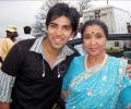 Shooting a music video with Asha Bhosle!