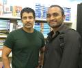 Spotted: Vikram at Mumbai airport