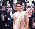 Deepika, Pamela Dazzle In White Saris