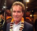 Photo: Arnold Schwarzenegger arrives in India