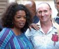 SPOTTED! Oprah meets Shantaram author