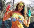 PIX: Sofia Hayat's Holi in a bikini