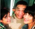 Kamal and his daughters in the US for Sabaash Naidu