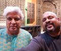 Spotted: Javed Akhtar in Mumbai