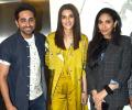 Ayushmann, Kriti, Yami watch PadMan