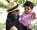 Karisma, Taimur picnic in the park