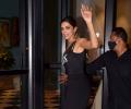 Who is Deepika Waving To?