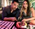 John celebrates birthday with wife Priya