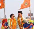 Why are Debina and Gurmeet in Ayodhya?