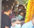 Shehnaaz Gill at Sidharth Shukla's funeral