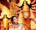 Rani, Kajol, Sushmita Celebrate Durga Pooja