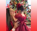 Bipasha's Cute Christmas Moment With Devi