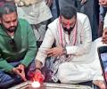 Sanjay Dutt Prays In Gaya