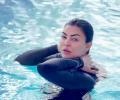 Sushmita Takes A Dip In Freezing Temperatures