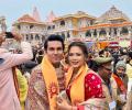 Randeep-Lin Seek Ram's Blessings