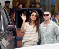 Priyanka, Nick Arrive For Ambani Wedding