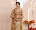 Janhvi Goes Golden For The Wedding