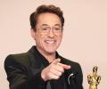 Oscars: Robert Downey Jr Thanks His 'Terrible Childhood'