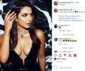 Priyanka Stuns In Plunging Neck Gown