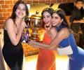 Ananya, Suhana, Shanaya With IPL Trophy