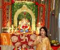 Bhumi, Shraddha, Allu Arjun Bring Bappa Home