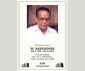 AVM Studios' M Saravanan Passes Away