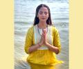 Sonal Chauhan Seeks Blessings At Kumbh