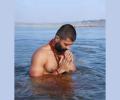 Vijay Deverakonda At Maha Kumbh Mela