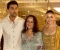 Alia-Ranbir Dazzle At Alekha-Aadar's Mehendi