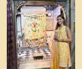 Ananya's Temple Visit