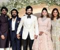 Ram Charan Attends Akhil-Zainab's Reception