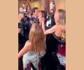 Halle Recreates Adrien's 2003 Oscar Kiss