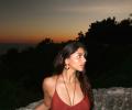 Suhana Enjoys Bali Sunset