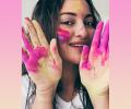 How Sonakshi, Katrina Celebrated Holi