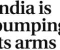 India is pumping its arms