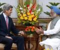 First Look: Senator Kerry with Dr Singh