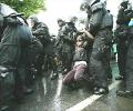 Protestors clash with police at G-8 Summit