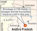 How YSR's chopper wreckage was spotted