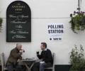Exit polls forecast a hung parliament in UK