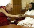 Sri Sri Ravi Shankar visits Dalai Lama