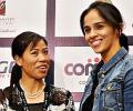 EC banks on Saina, Kom to draw Gujaratis to poll booths