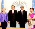 New Indian envoy to UN meets Ban Ki Moon