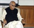Advani attends Parl Board meet along with Modi