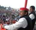 Akhilesh keeps poll promise, doles out laptops to students
