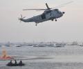 3 rescued as Navy chopper makes emergency landing off Mumbai