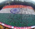 India sets new world record for largest human flag