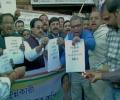TMC holds protest rallies against land ordinance, burn copies