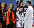 Rahul, Modi sweat it out to become aam aadmi's messiah