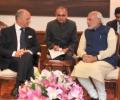 French FM meets Modi, discusses defence, anti-terrorism
