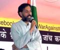 Yogendra Yadav's face inked, attacker thrashed by supporters